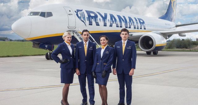 Ryanair: domani, 8 giugno, scioperano piloti e assistenti di volo