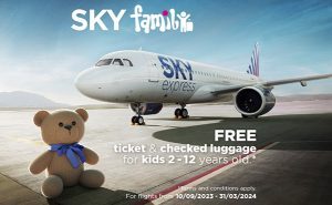 Sky express: i bimbi viaggiano gratis con la promozione Sky Family