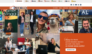 Go World apre uno spazio in home page dedicato alle adv partner