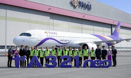 Thai Airways: in flotta il primo dei 32 Airbus A321neo ordinati