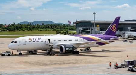Thai Airways: entra in flotta il primo B787-9 dotato di motori Ge