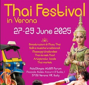 Appuntamento a Verona con il Thai Festival, dal 27 al 29 giugno