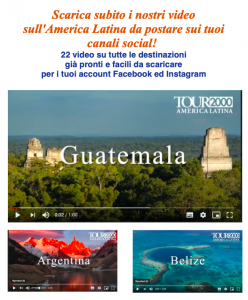 Tour2000, 22 nuovi video a disposizione dei canali social delle agenzie di viaggio