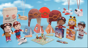 Turkish Airlines: nuovi set di giochi per i bambini dei voli internazionali