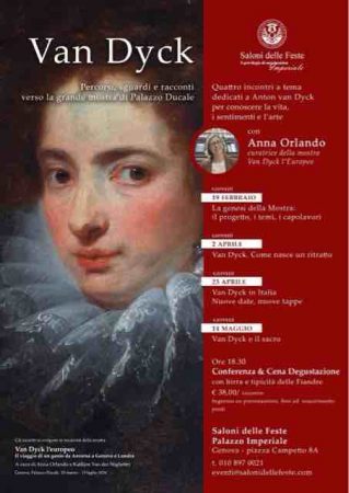 Palazzo Imperiale Genova, 4 incontri per la mostra che partirà il 20 marzo “Van Dyck l’Europeo”