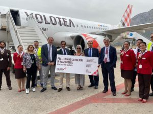 Volotea taglia il traguardo dei suoi primi 35 milioni di passeggeri