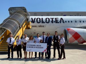 Volotea e i primi 45 milioni di passeggeri a livello globale: festa a Verona