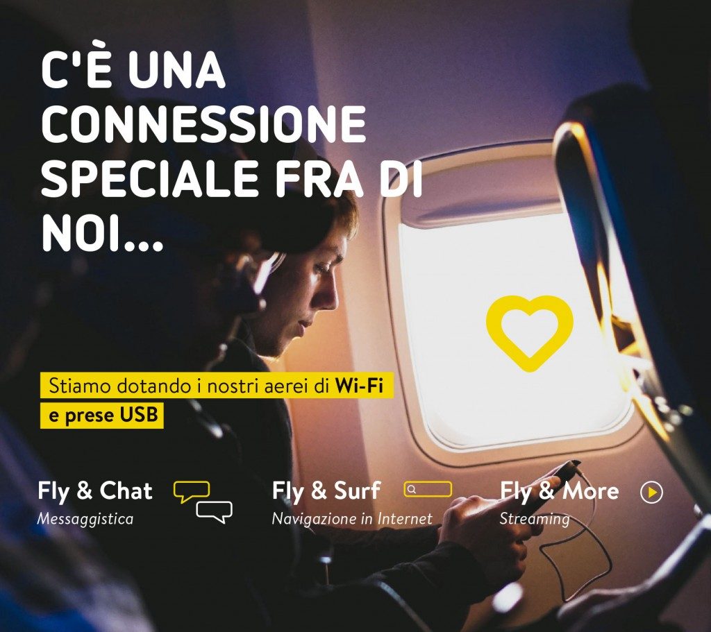 Vueling: ecco il Wi.fi a banda larga sugli aerei