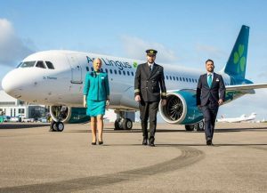 Aer Lingus: in servizio da domani il primo A320neo, sulla rotta Dublino-Londra