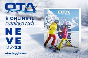 Ota Viaggi: 34 le strutture incluse nel nuovo catalogo Neve 2022-2023