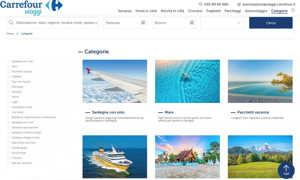 Nasce Carrefour Viaggi. La grande distribuzione si rafforza sul mercato