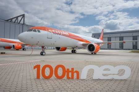 EasyJet accoglie in flotta il suo 100° velivolo della Famiglia A320neo