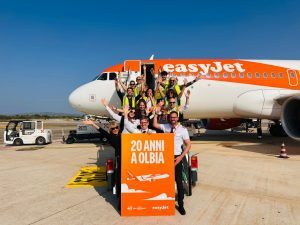 EasyJet: oltre 11 mln di passeggeri nei primi vent’anni di attività ad Olbia