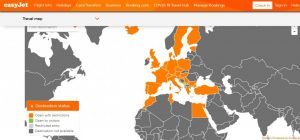 EasyJet crea il Covid-19 Travel Hub: informazioni e mappa interattiva per semplificare il booking