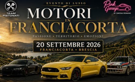 Automobili spettacolari in Franciacorta il 20 settembre