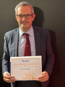 A Bluvacanze il premio Best Development Italian Network 2021 di Gnv