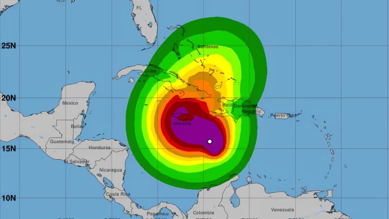 L’avanzata dell’uragano Melissa su Giamaica e Cuba
