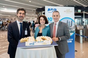 Etihad celebra i 10 anni della Roma-Abu Dhabi. Confermati i due voli giornalieri da novembre