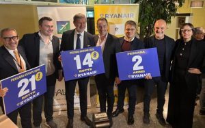 Ryanair in Abruzzo con due velivoli basati tutto l’anno; 21 del rotte dell’estate 2026