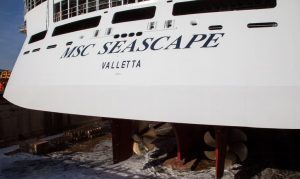 Varata ieri a Monfalcone la Msc Seascape, seconda nave della classe Seaside Evo
