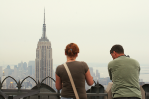 La città di New York prevede una riduzione di turisti internazionali