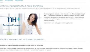 NH Hotel Group lancia il programma NH+Business