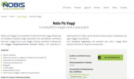 Arriva sul mercato Nobis Più Viaggi, la polizza multi-viaggio. Anche per gli animali