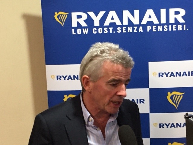 Ryanair, O’Leary: “Investire in Alitalia? No grazie”