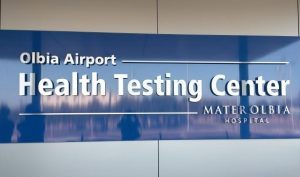 Aeroporto Olbia: taglio del nastro per il centro screening anti-Covid