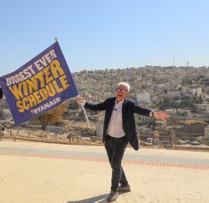 Ryanair, operativo da record sulla Giordania