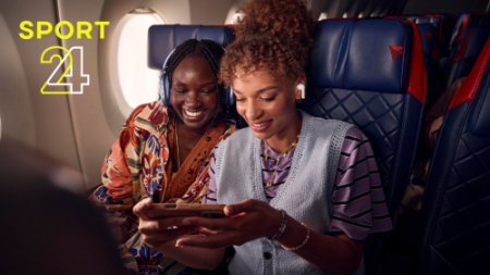 Delta Air Lines porta il grande sport in diretta sui voli internazionali