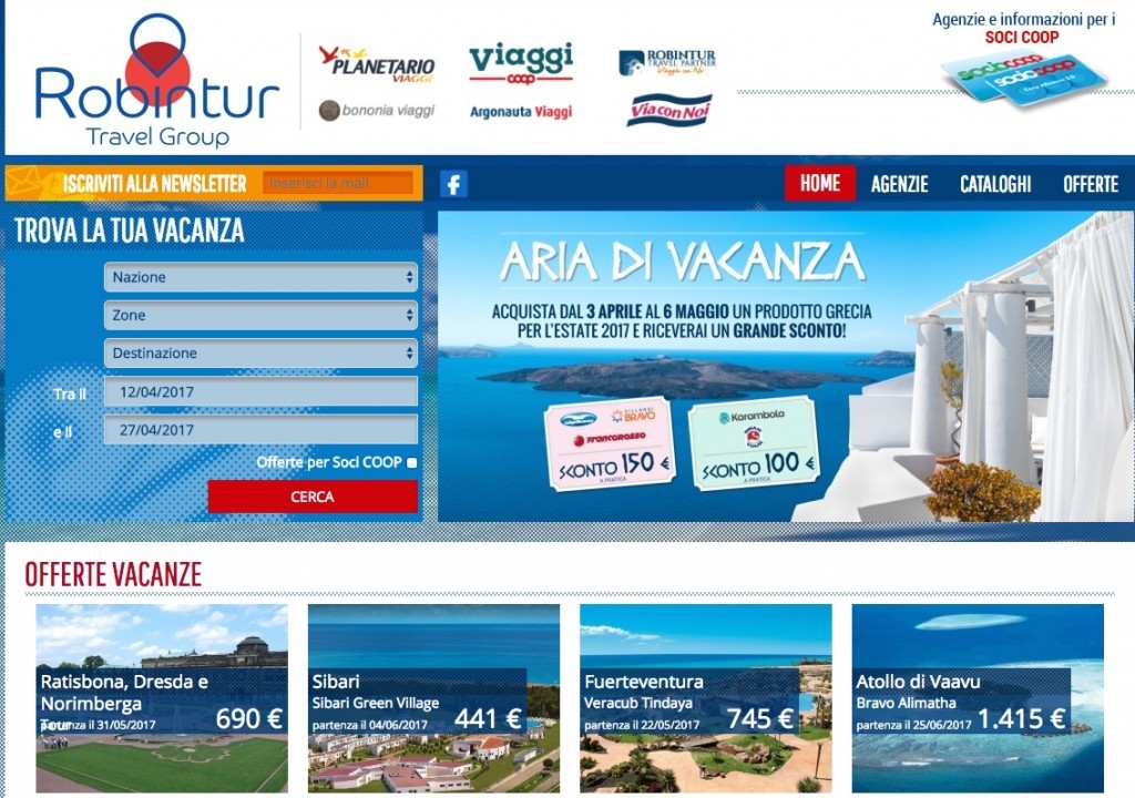 Robintur: Piano industriale da 6 milioni per arrivare a 500 adv