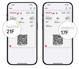 Iberia introduce la boarding card dinamica, che si aggiorna in tempo reale
