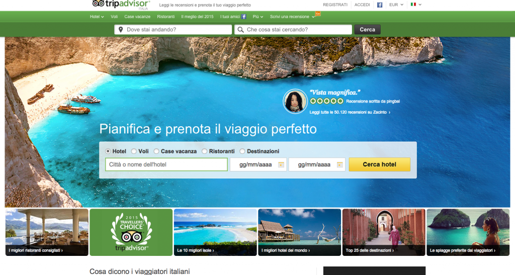 TripAdvisor: «Non bisogna distorcere la sentenza del Tar»