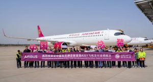 Airbus: consegnato a Juneyao Air il primo A321neo assemblato a Tianjin